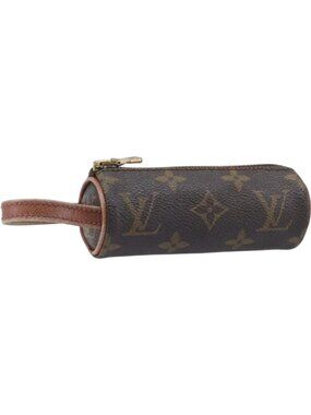 LOUIS VUITTON Monogram Etui 3 Ball de Golf Pouch M58249